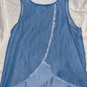 Chambray tank top